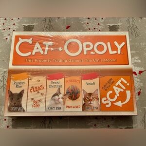 🐱 Cat-Opoly • NEW Sealed Cat Lover Board Game • Family Party Game